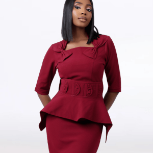 Ells Dress with Peplum Set - Image 3